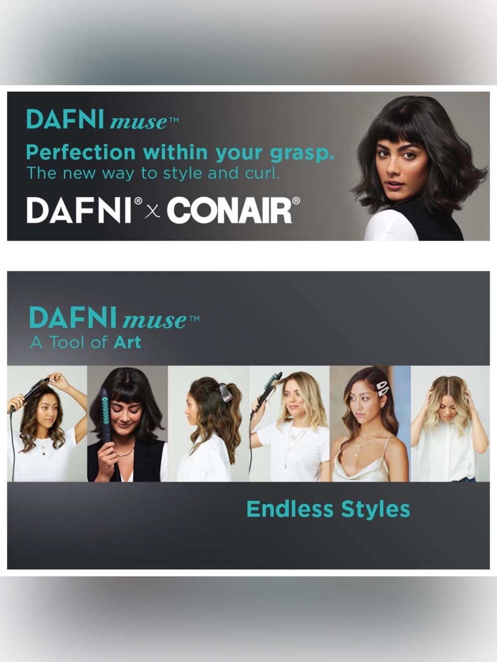 NWT DAFNI x Conair Muse Hair Styling Hot Brush - Picture 2 of 15